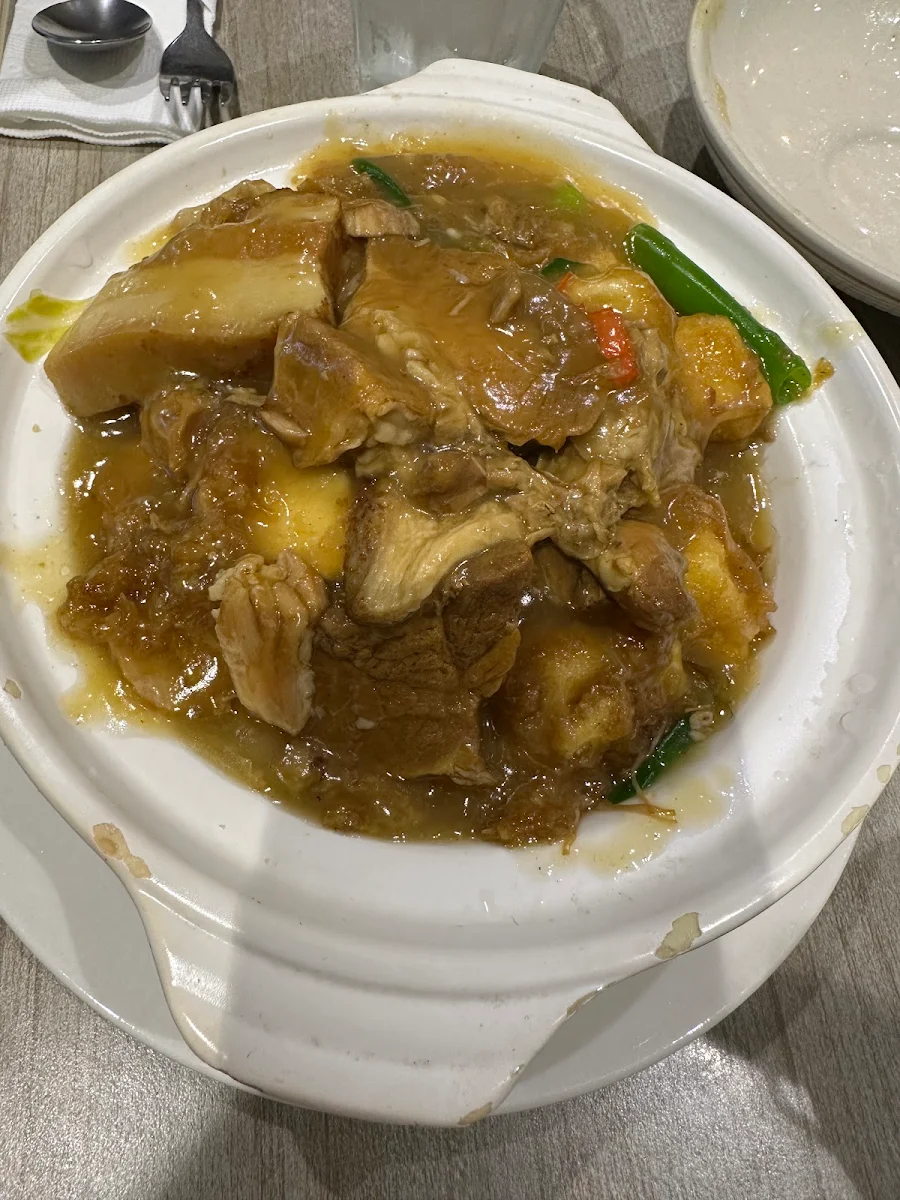 Pork Belly with Bean Curd Hot Pot