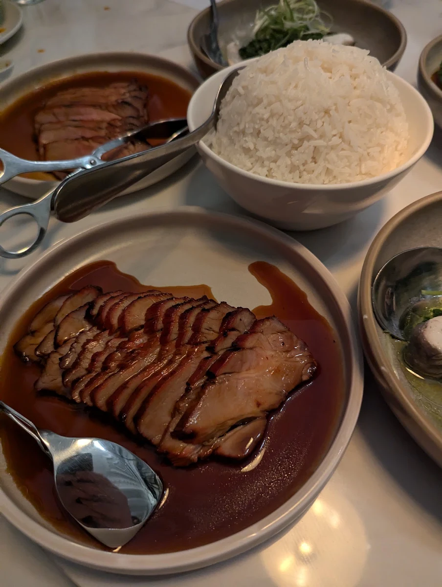 Char Siu with Pickled Cantaloupe