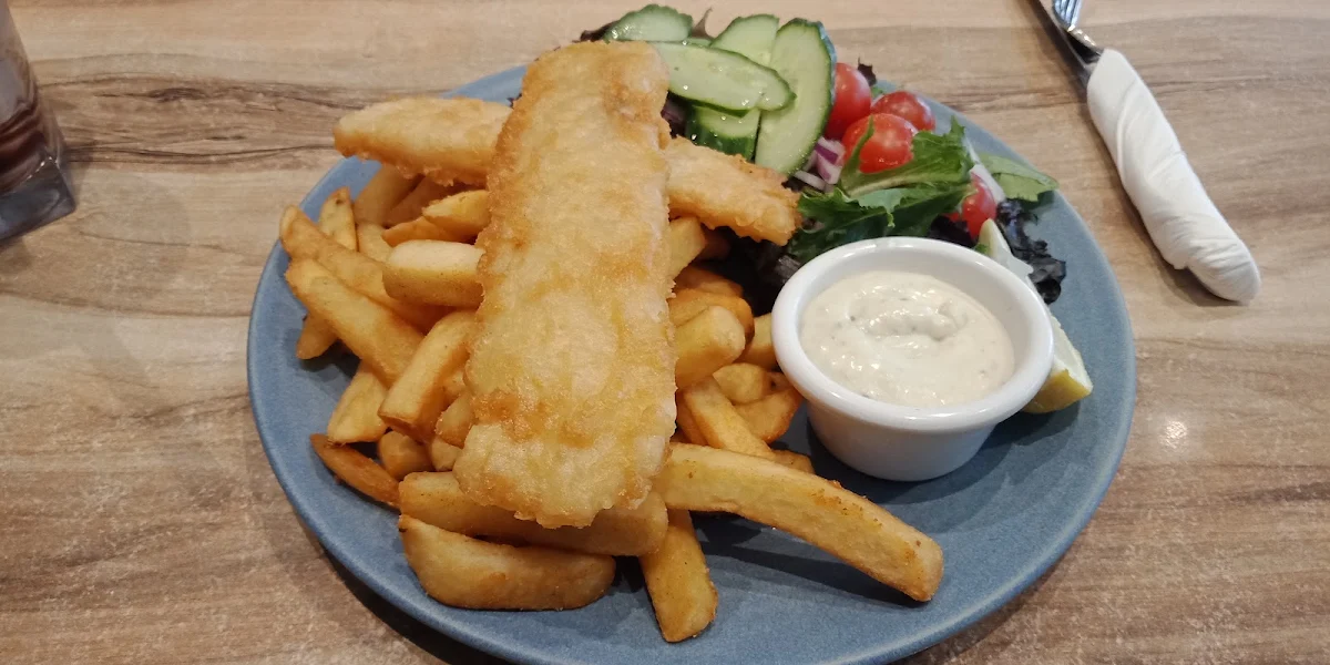 Beer Battered Fish & Chips, The Coffee Club