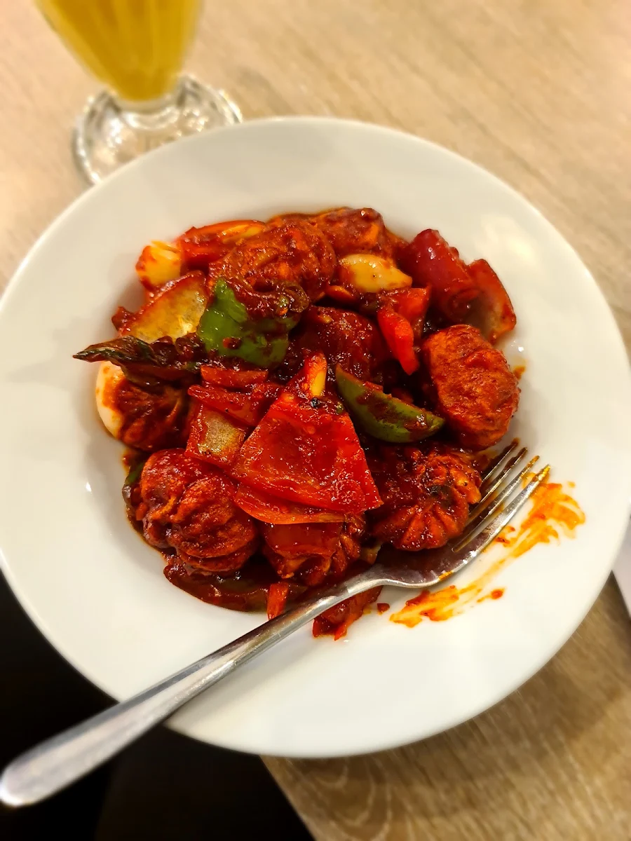 Chicken Chilli Momos, The momos