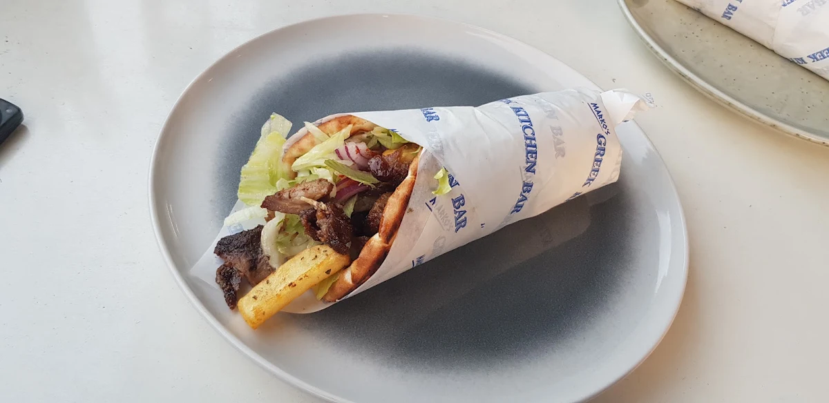 Lamb Souvlaki Wrap