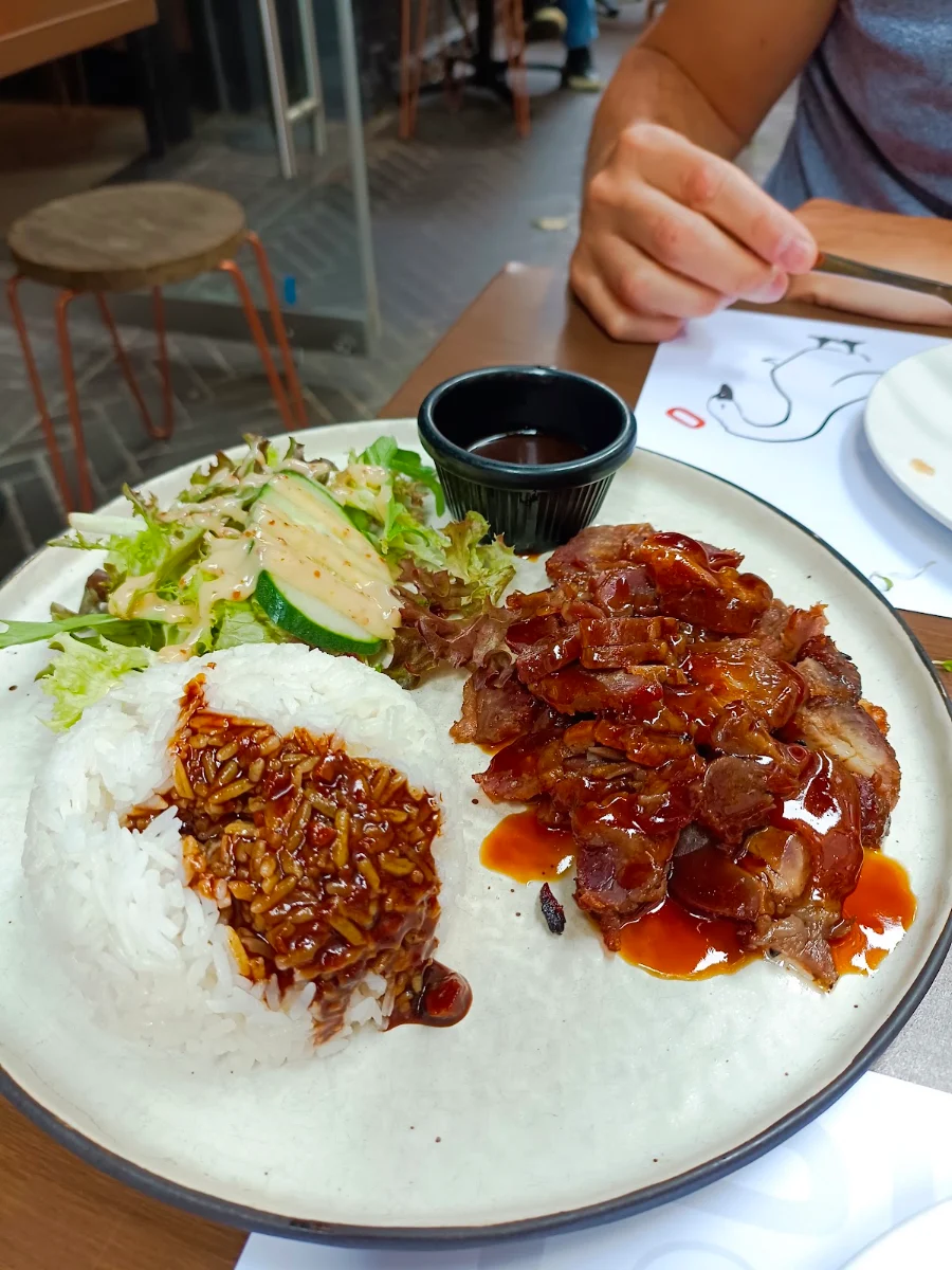 Pork Rice Set, Holy Duck!