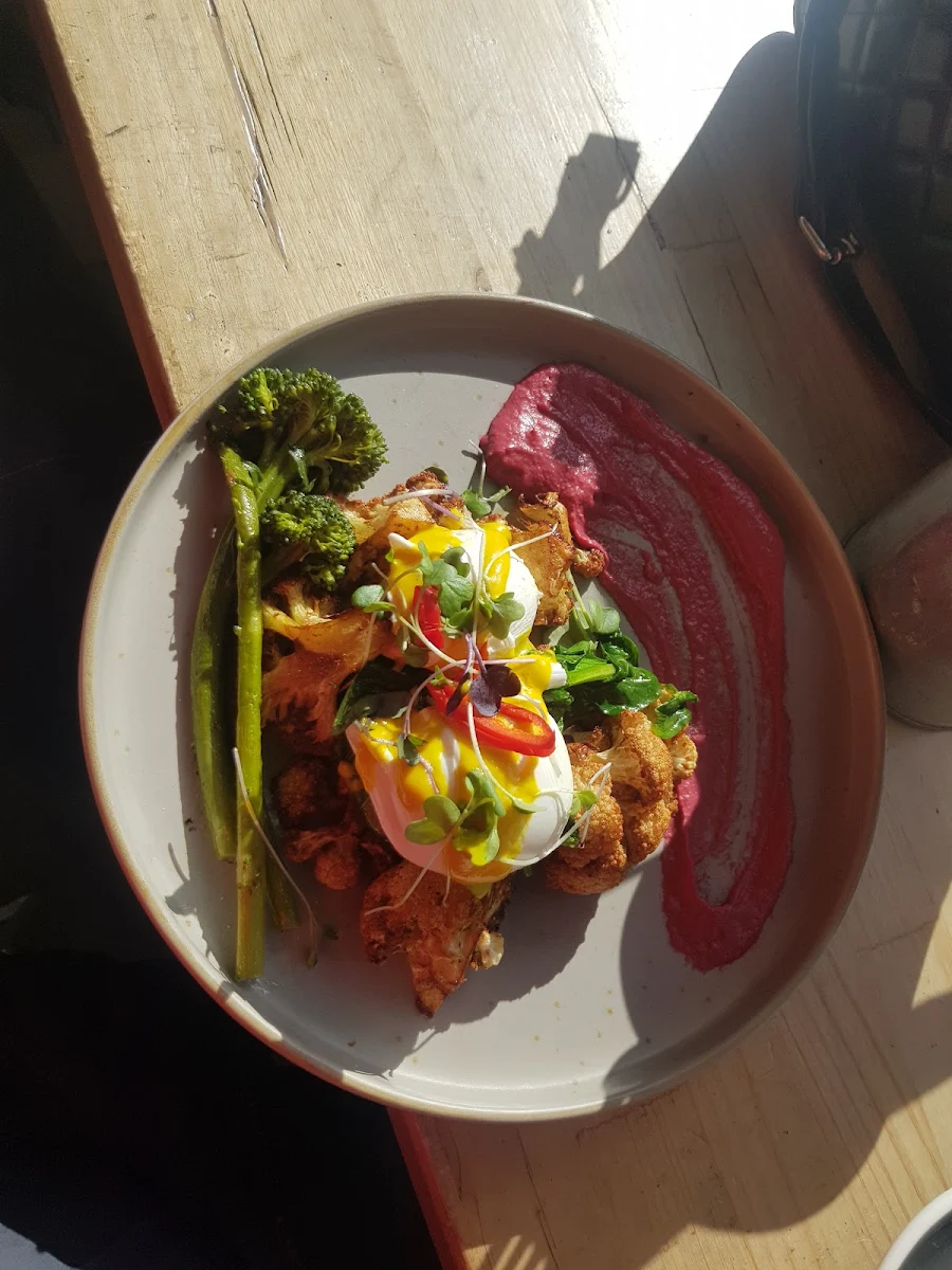Cauliflower with Poached Eggs