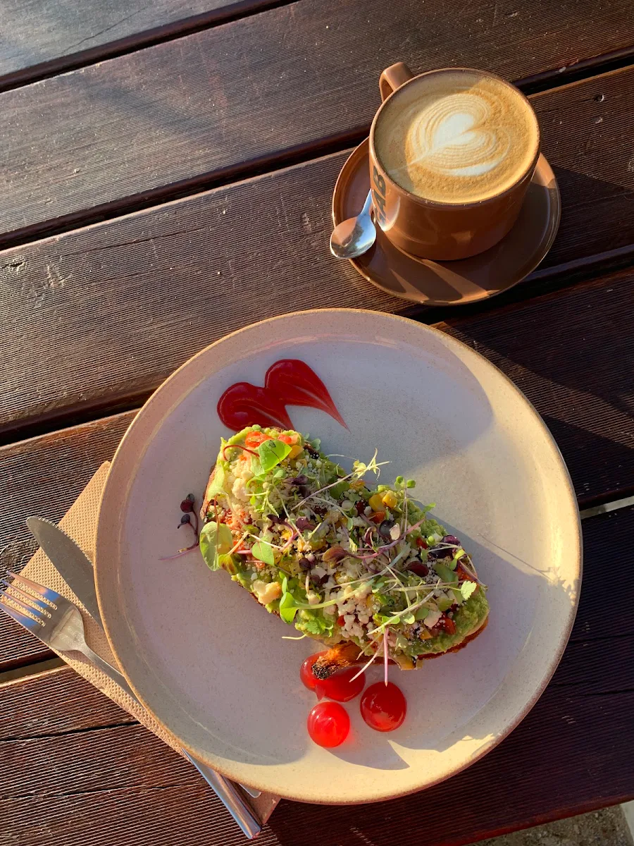 Smashed Avocado Toast, COAST Lighthouse Beach