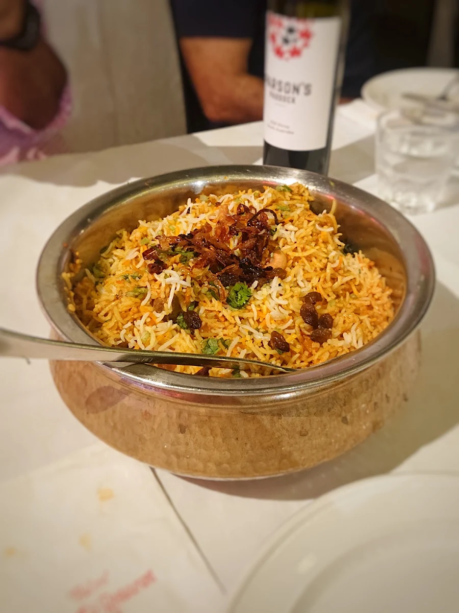 Lamb Biryani, Halims Indian Taj Restaurant