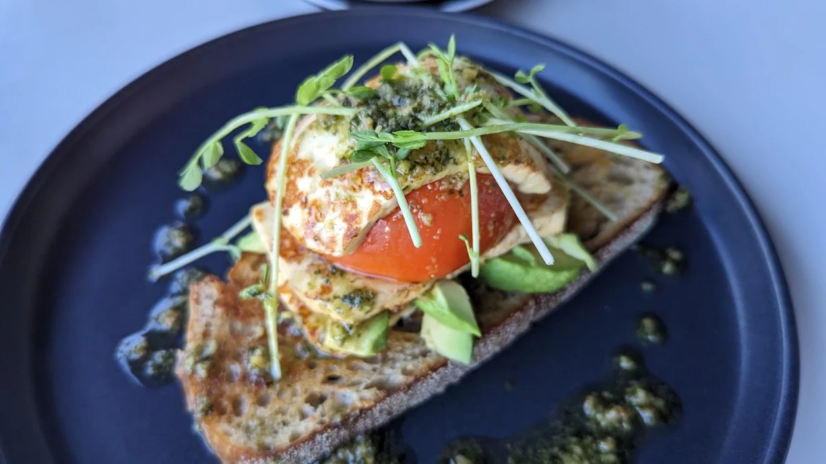 Halloumi Stack, Apples on Ainsworth