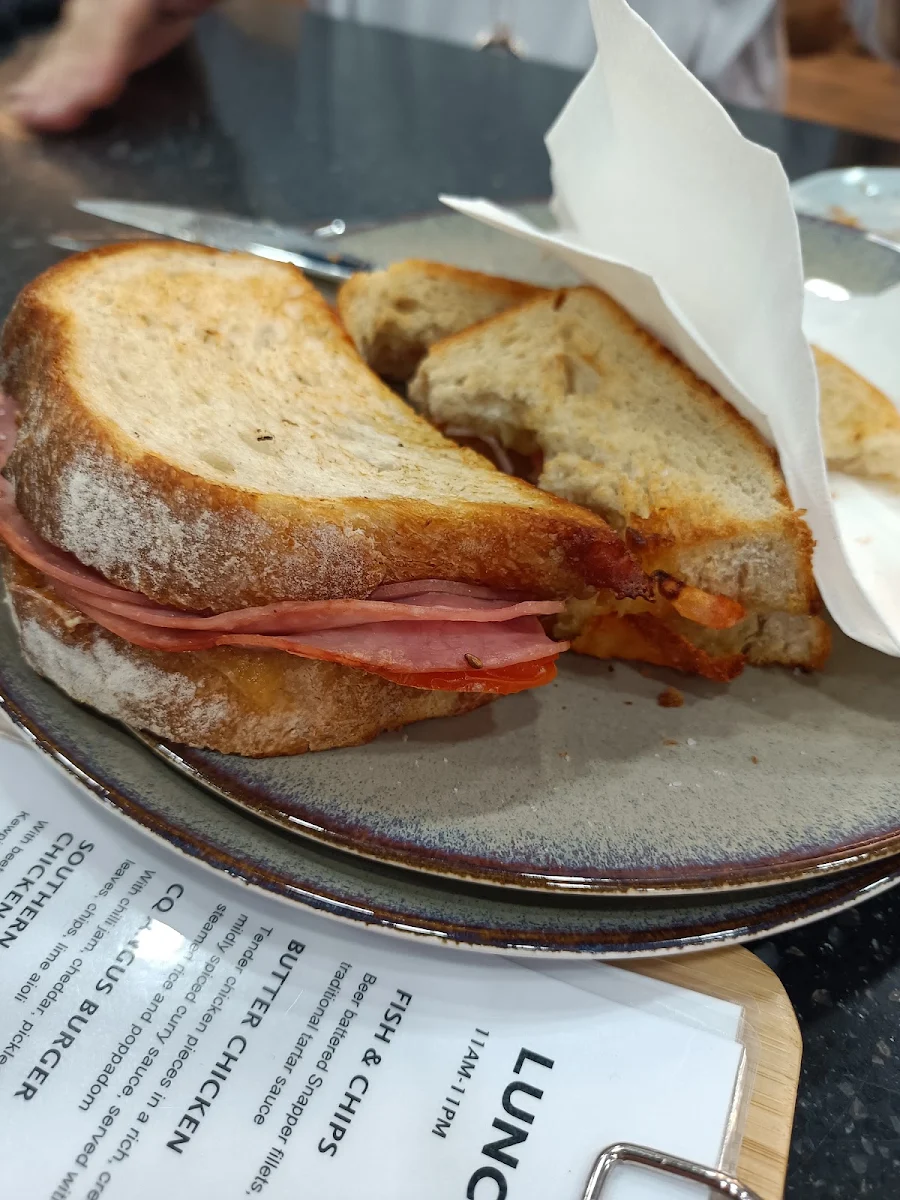 Dried Ham and Cheese Sandwich