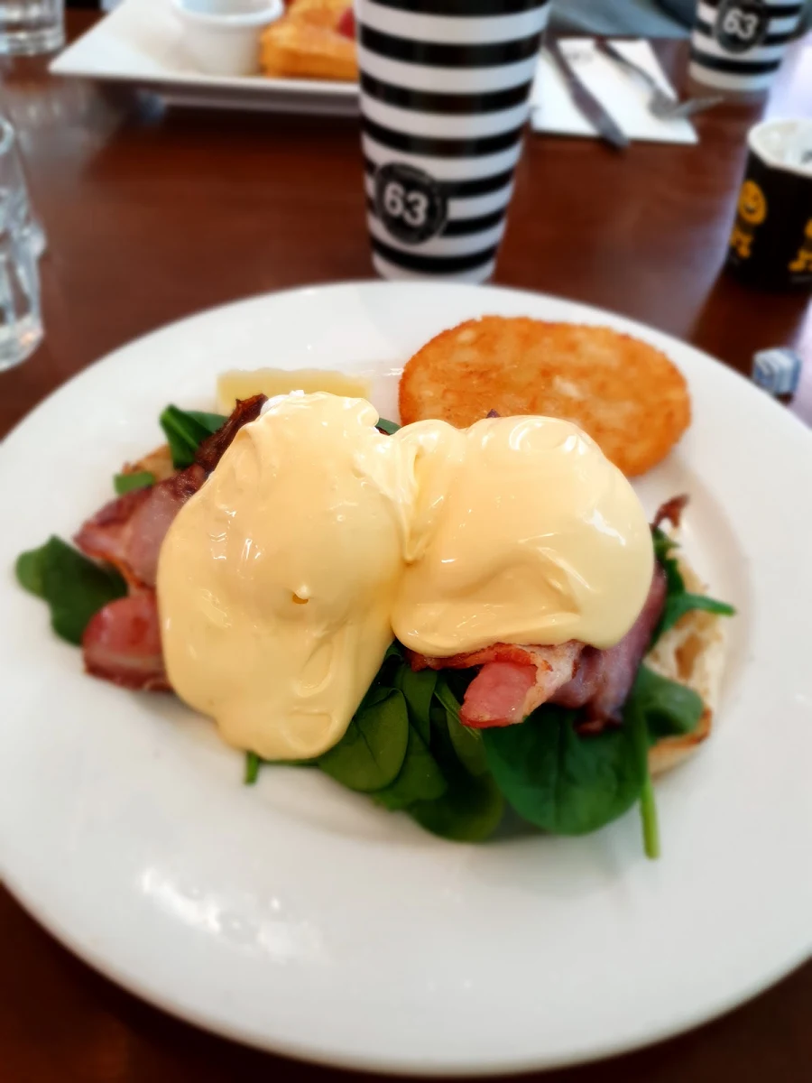 Eggs Benedict, Cafe 63 - Redcliffe