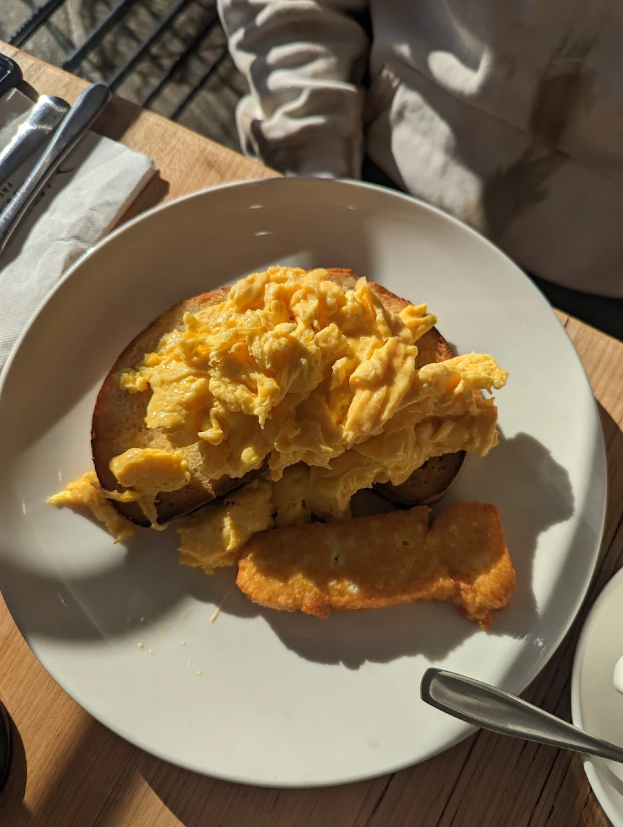 Scrambled Eggs on Sourdough