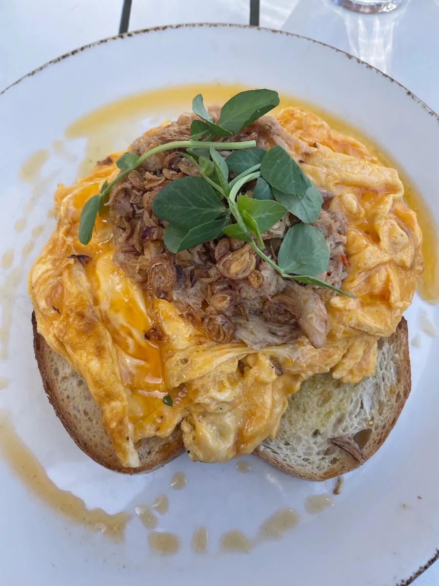 Chilli Crab Scrambled Eggs, Cafe Zen Den