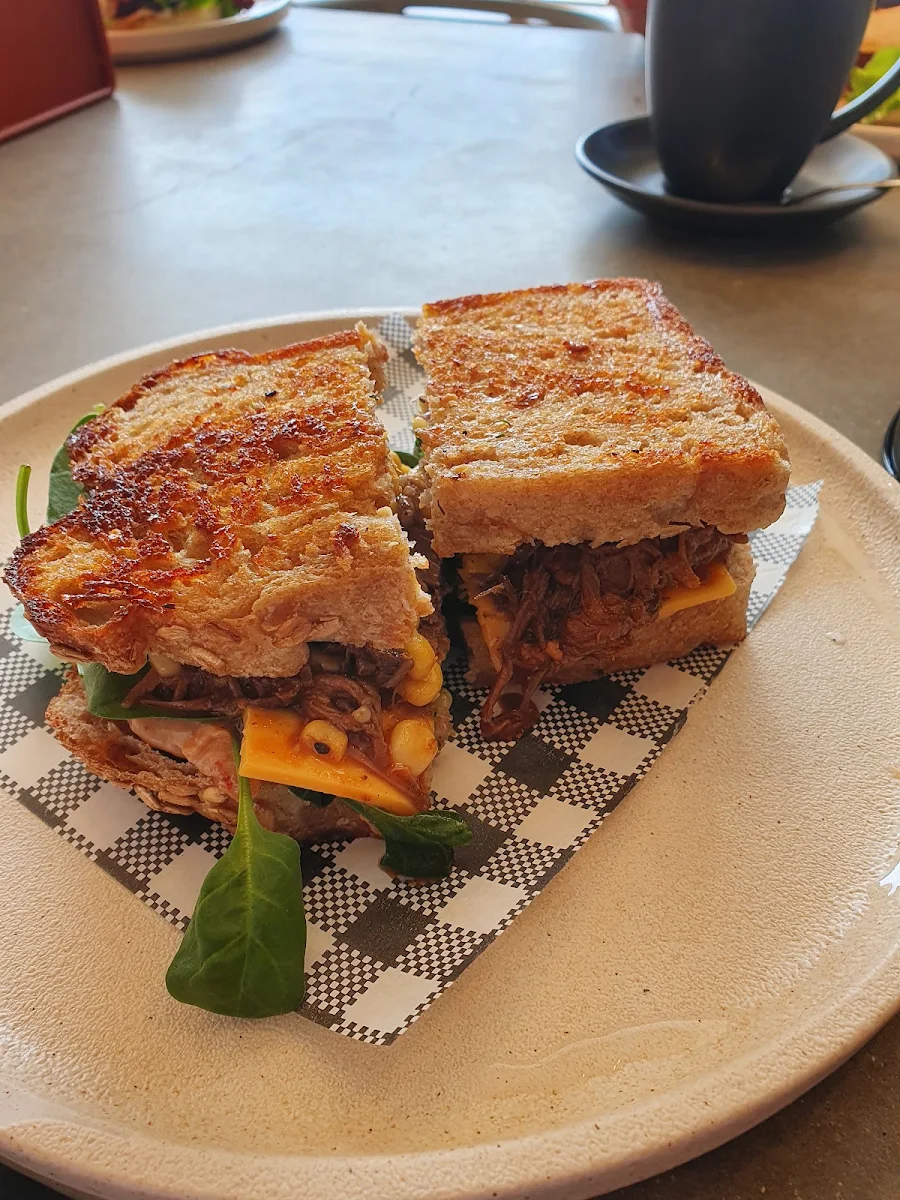 Pulled Beef Toasted Sandwich