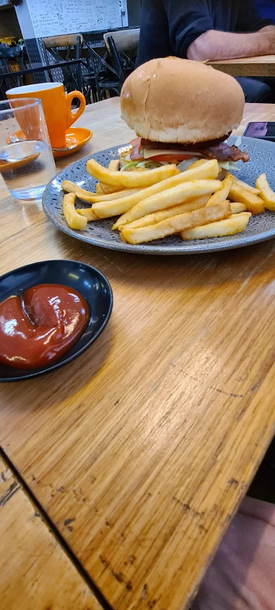 Burger and Fries