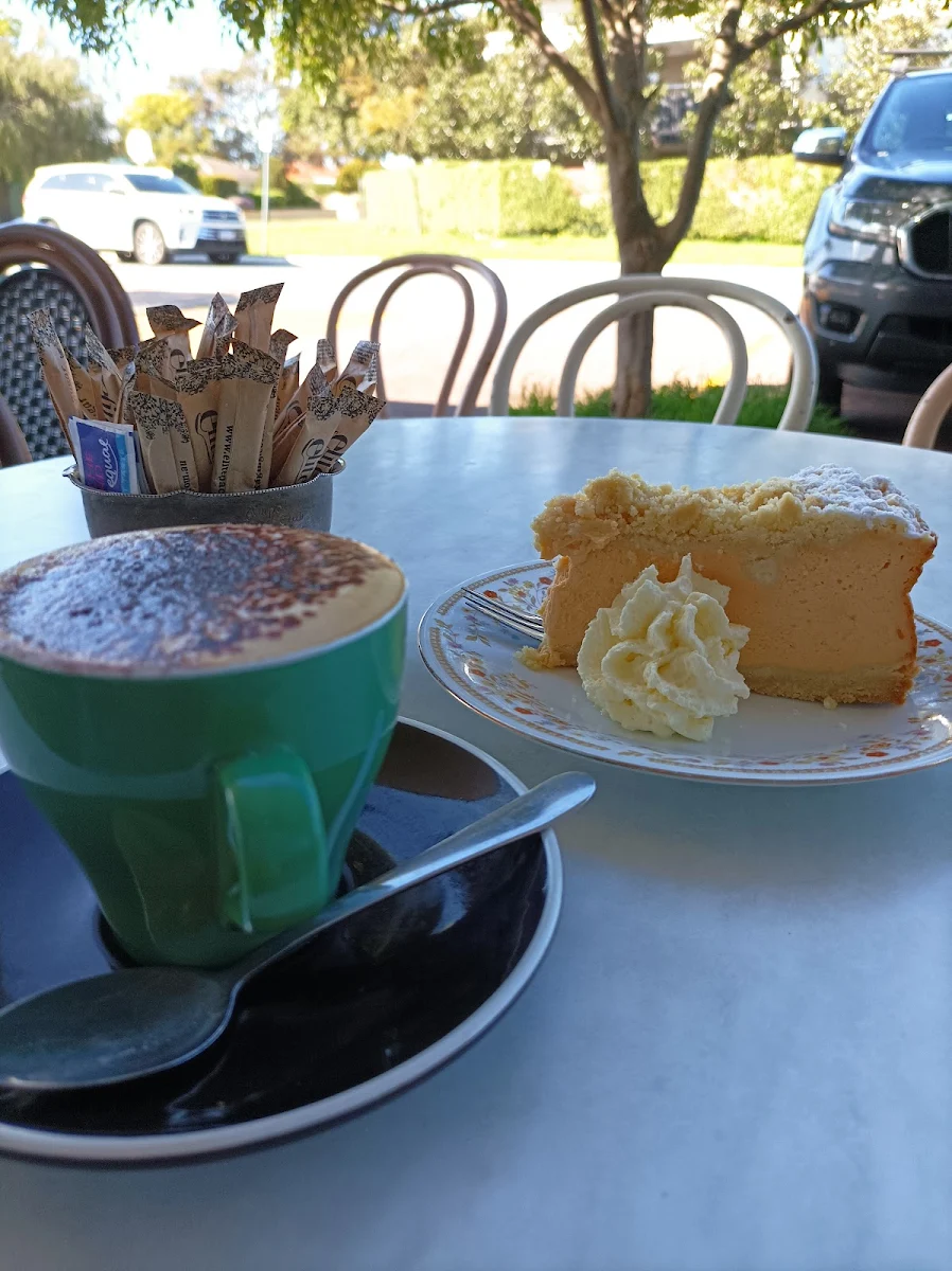 Cappuccino and Sweet Potato Cheesecake
