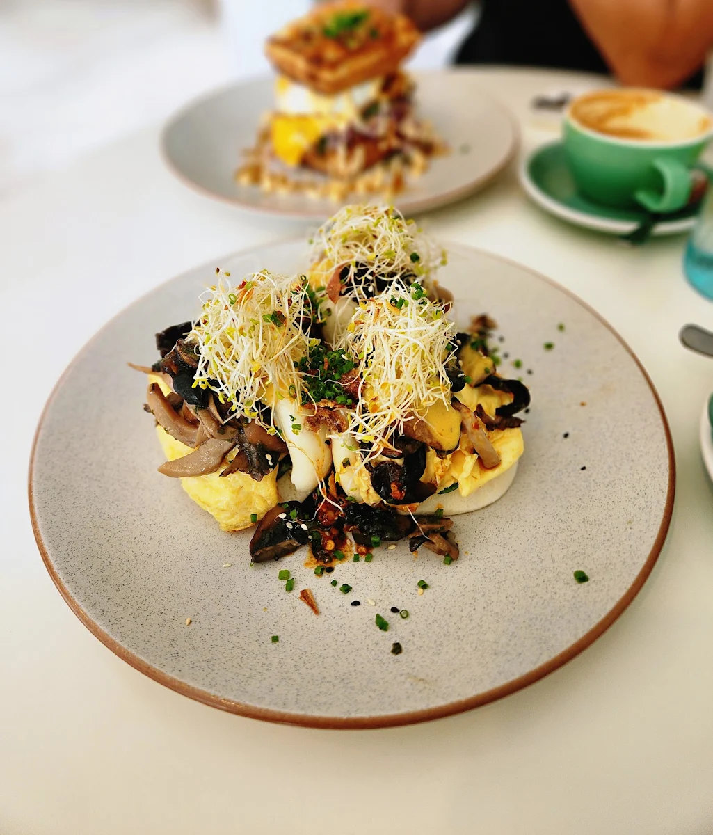 Wild Mushroom Breakfast Baos