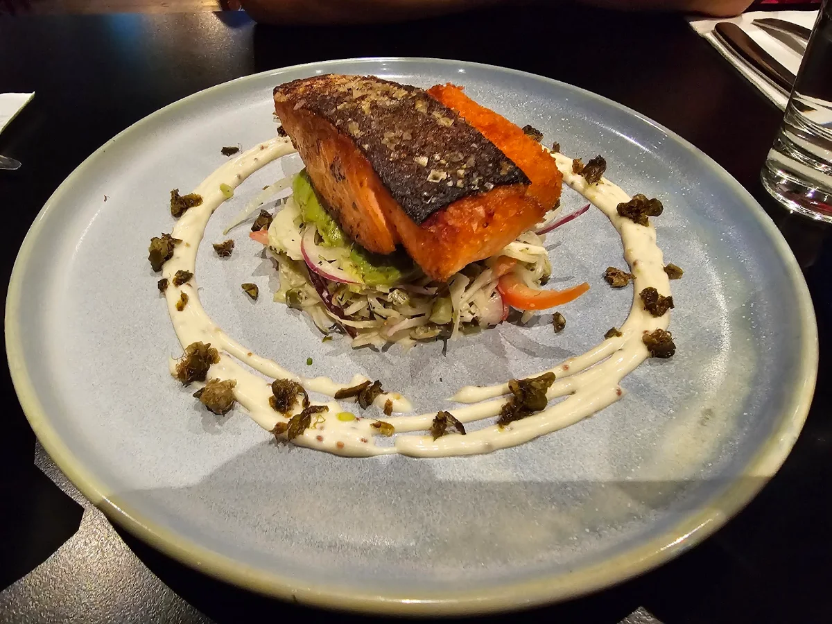 Grilled Crispy Skin Salmon