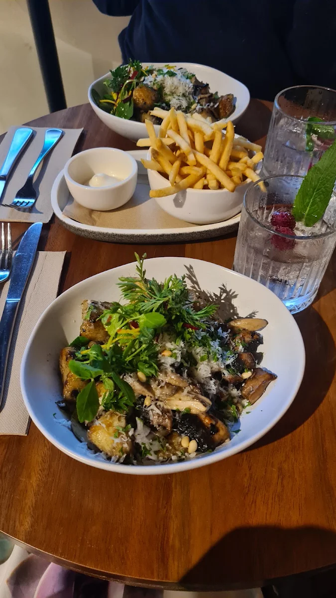 Mushroom Gnocchi, Wharf St. Distillery Restaurant