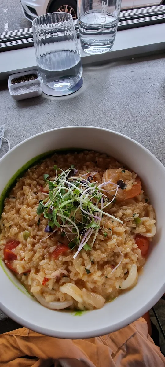 Prawn & Calamari Risotto, Wharf St. Distillery Restaurant