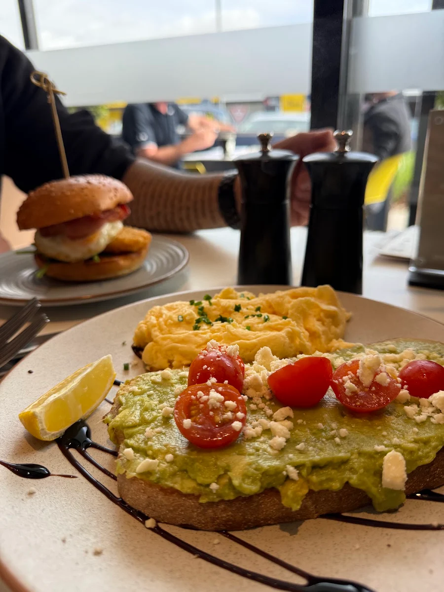 Smashed Avo with Eggs, The Coffee Club Café
