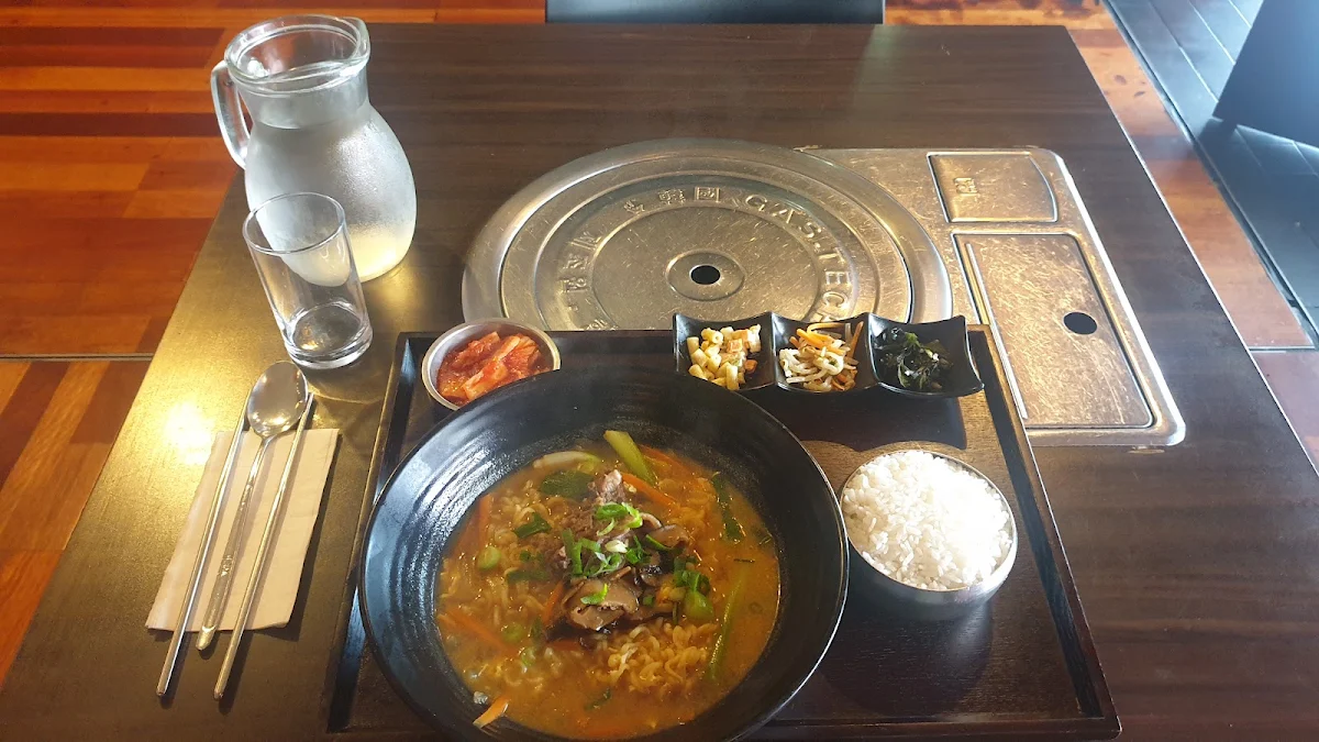 Korean Spicy Noodle Soup