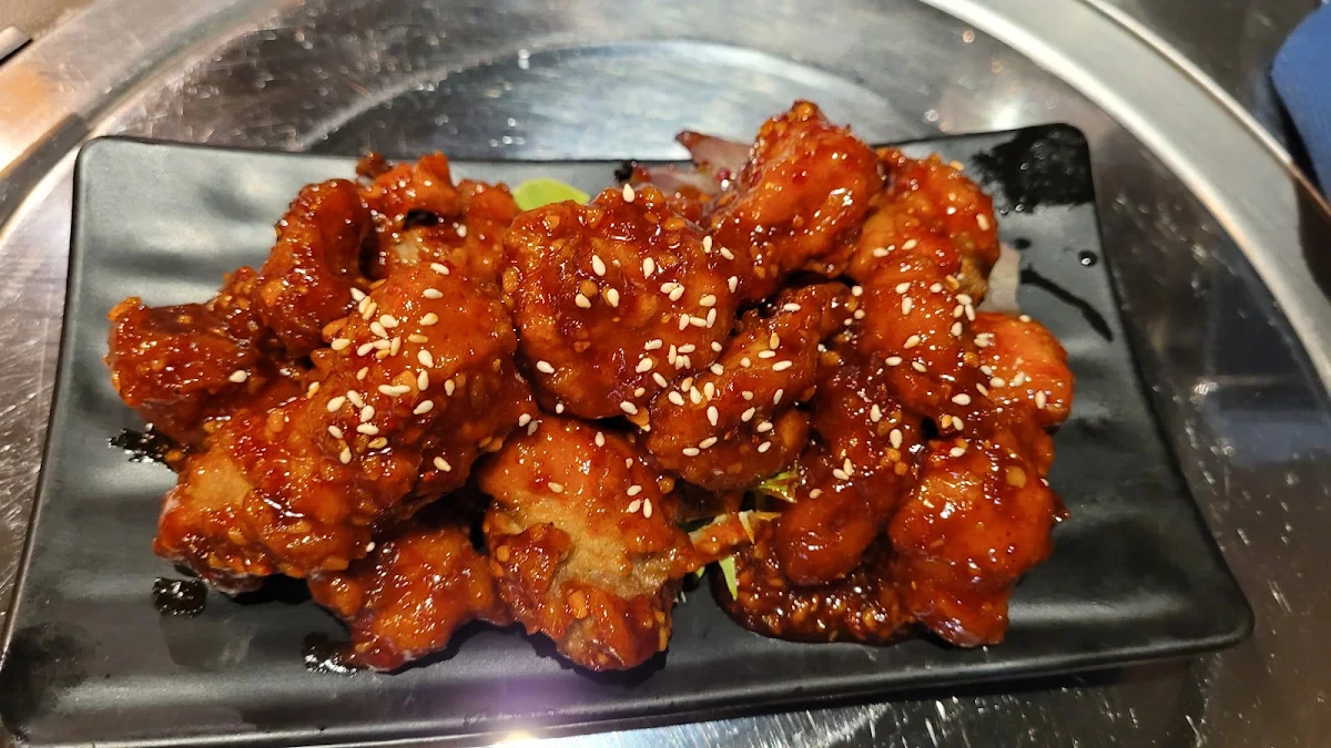 Popcorn Chicken Dak Gang Jung