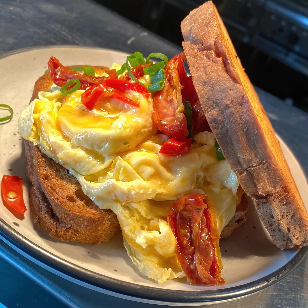 Eggs on Sourdough