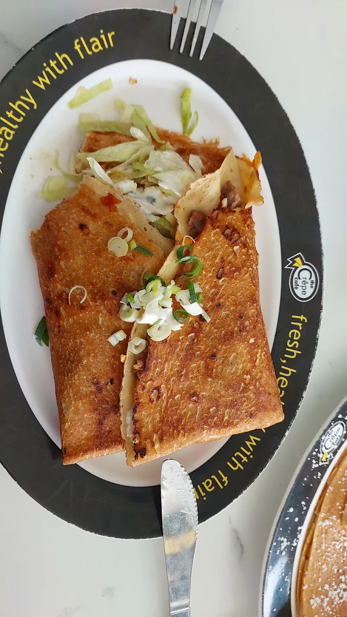 Aussie Baked Beans Crepe
