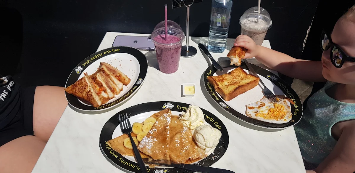 Ham Cheese Tomato Toasted Sandwiches Banana Crepe