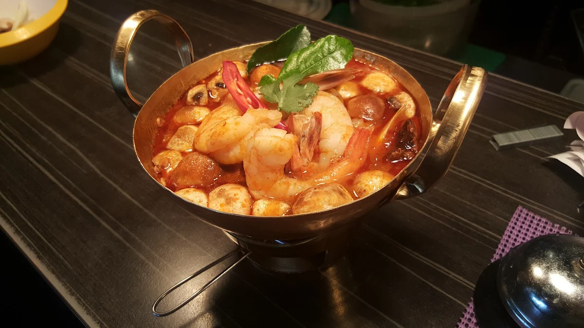 Tom Yum King Prawns