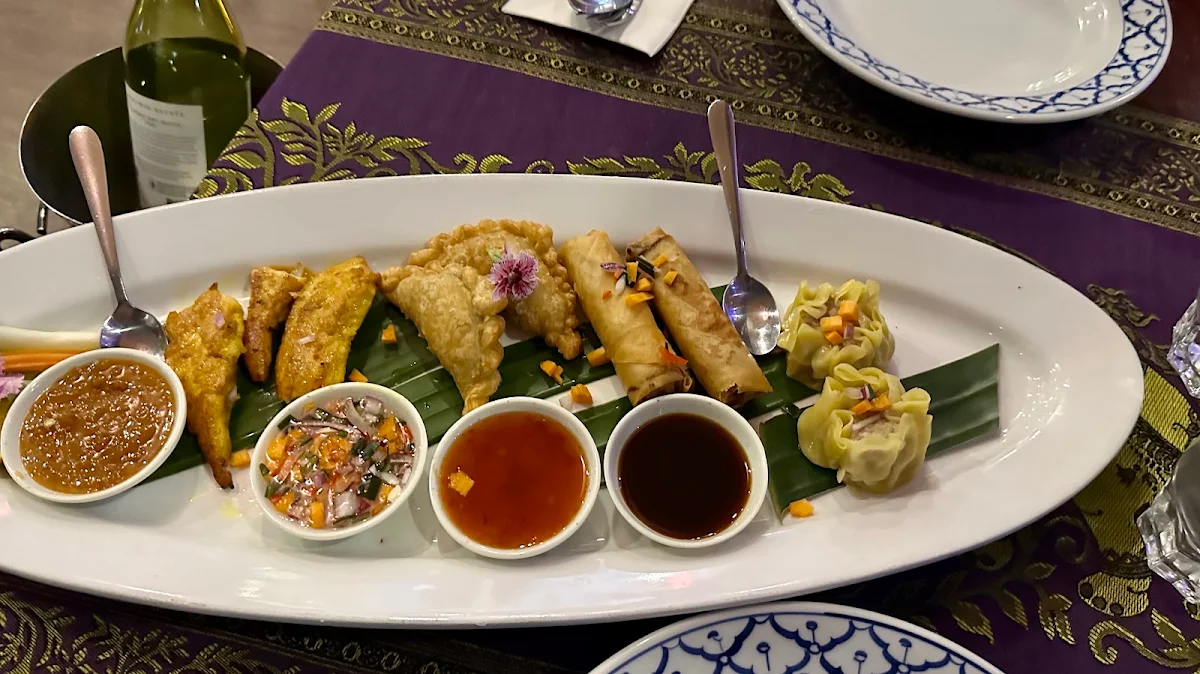 Mixed Entree, House Of Siam Thai Restaurant