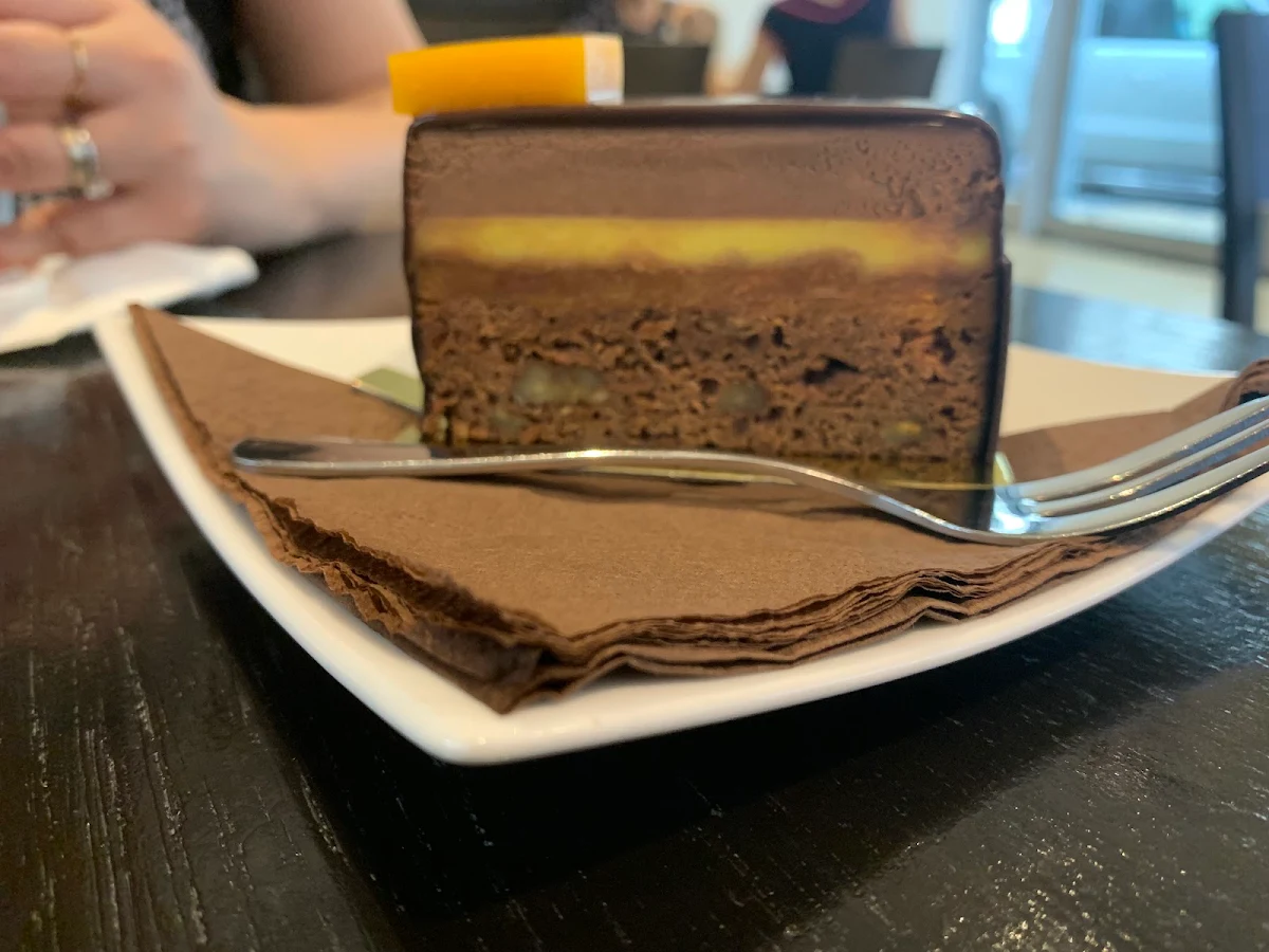 Chocolate Mousse and Passion Fruit