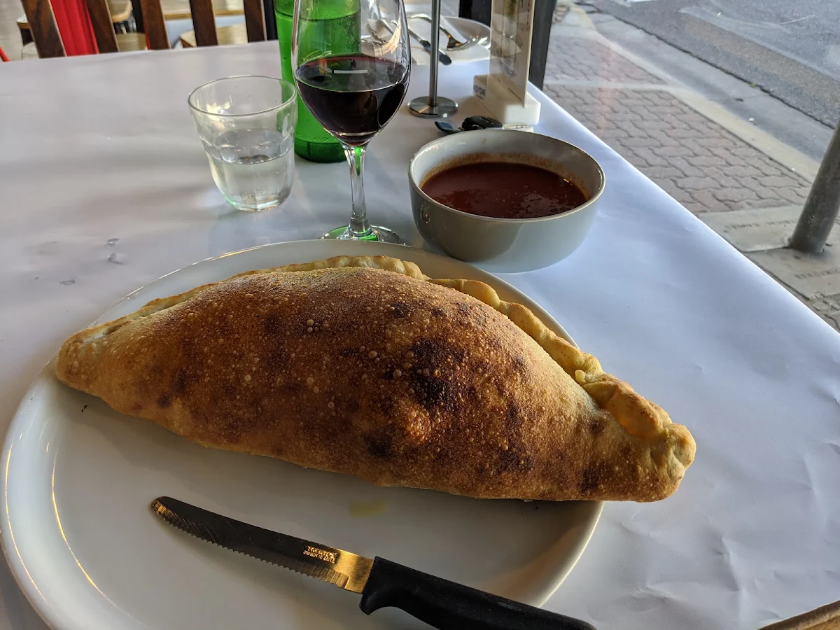 Calzone, Basilico Prospect- Authentic Wood Fired Pizza