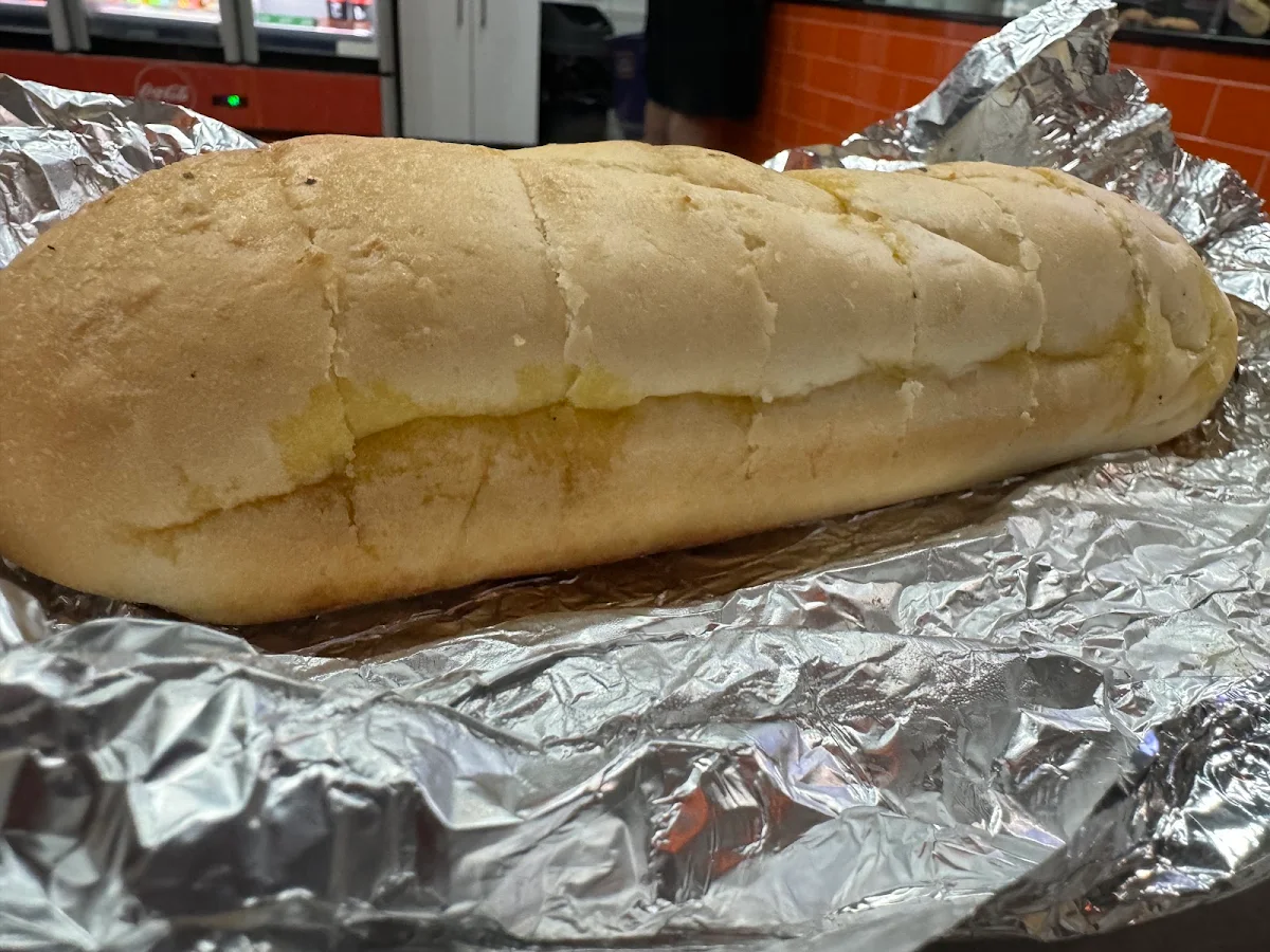Garlic Bread, Mr Peri Peri Lebanese Pizza and Shawarma