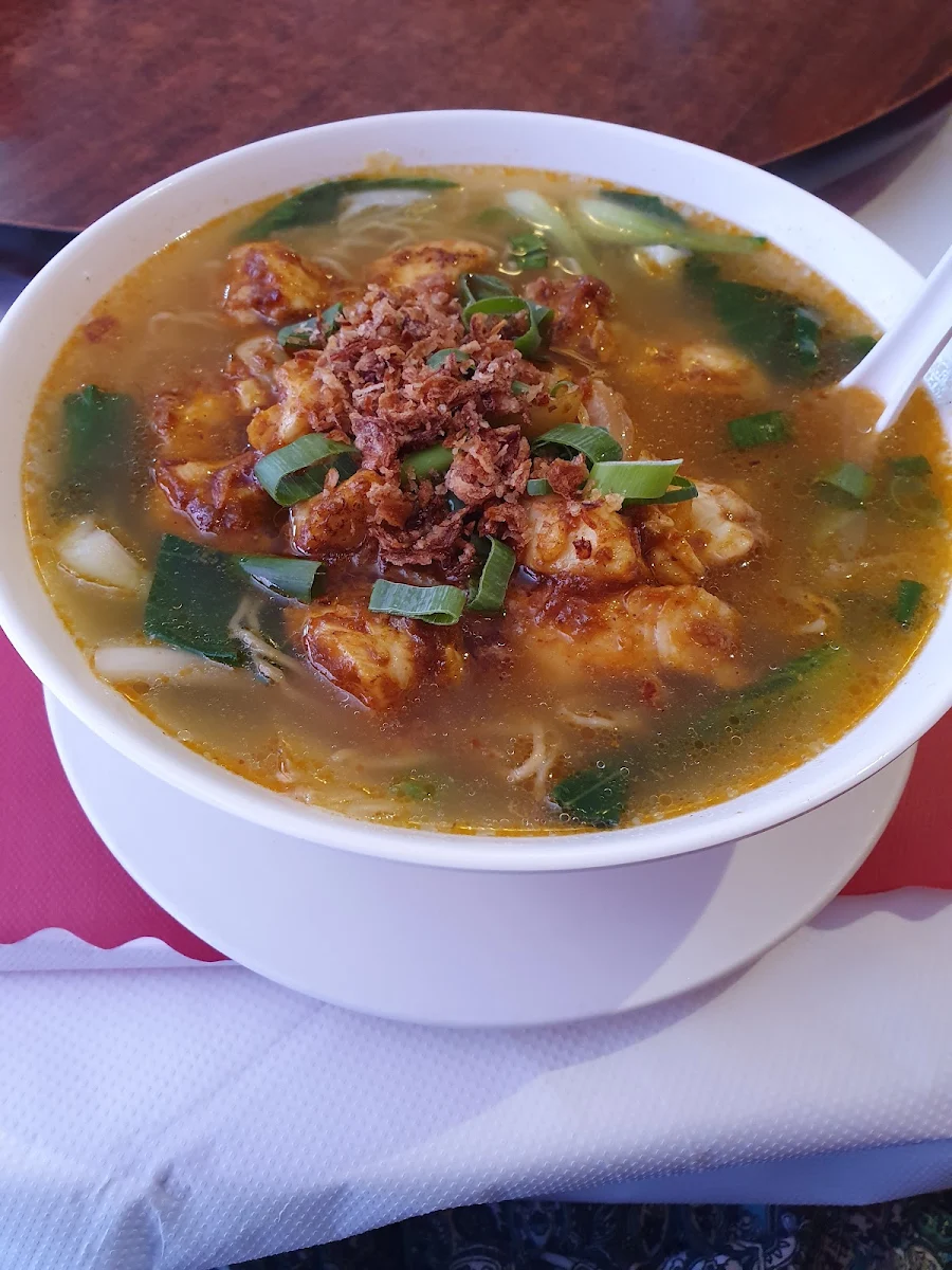 Satay Chicken Noodle Soup