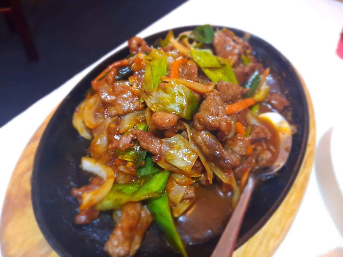 Sizzling Mongolian Lamb