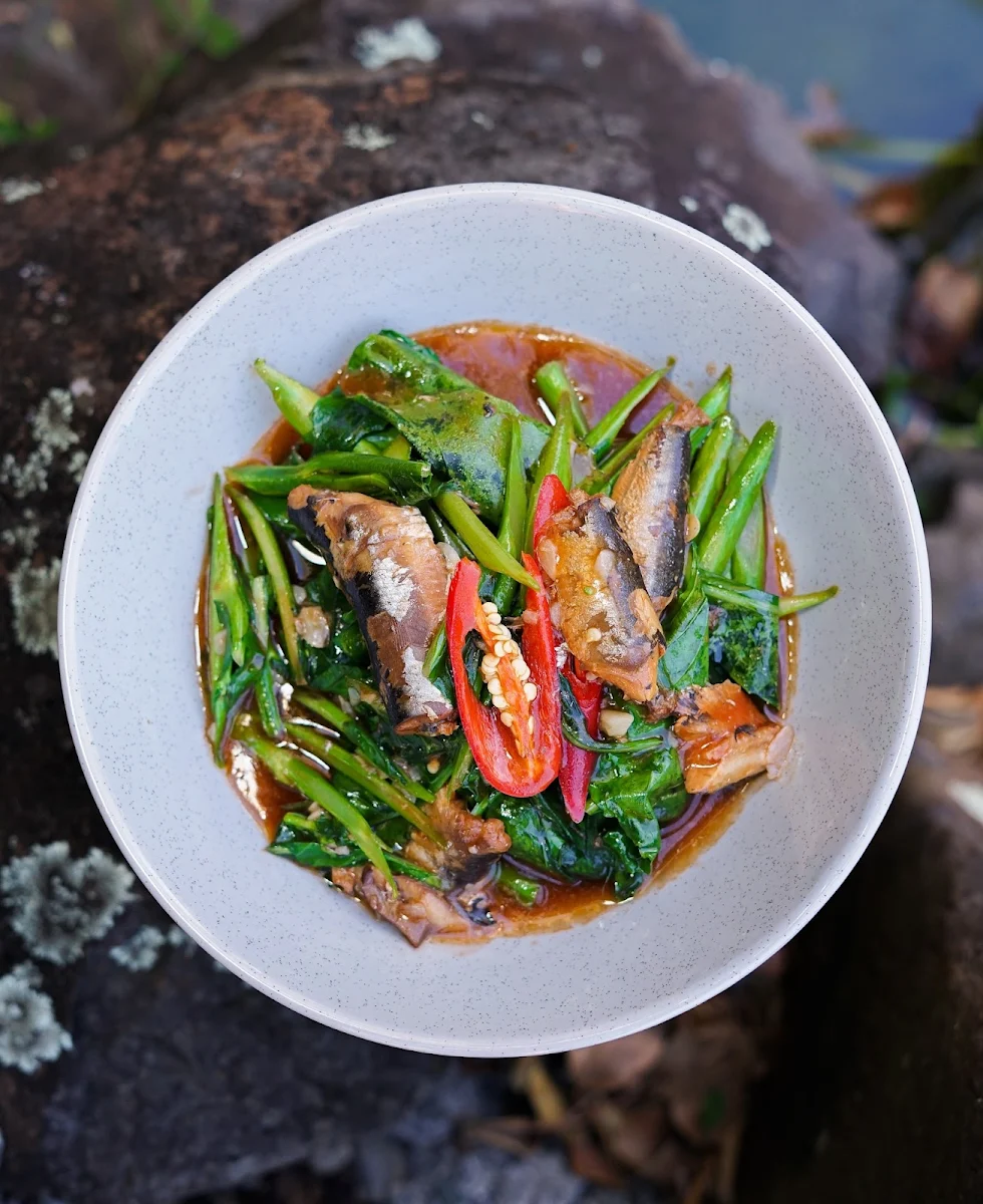 Pad Pak Boong, Copper Spoon Thai Restaurant & Bar