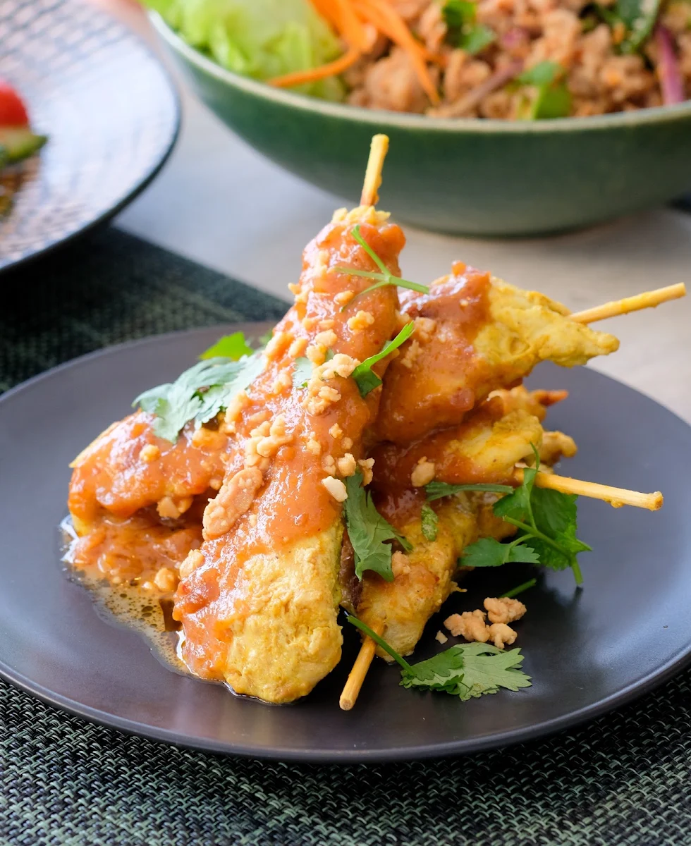 Satay Chicken, Copper Spoon Thai Restaurant & Bar