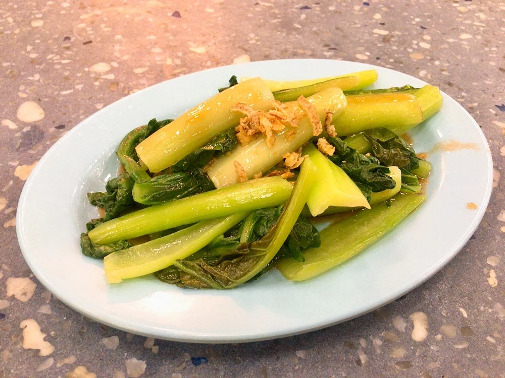 Asian Greens with Light Oyster Sauce