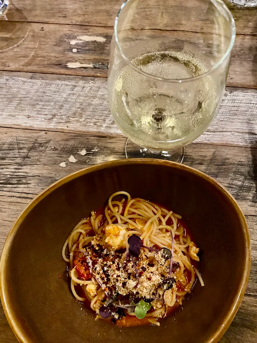 Spaghetti, Six Beaches Fish Grill and Bar