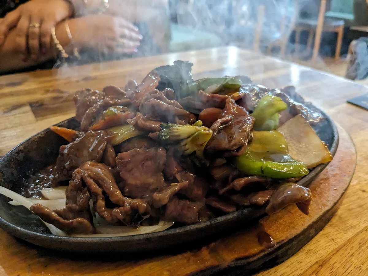 Mongolian Lamb Sizzling