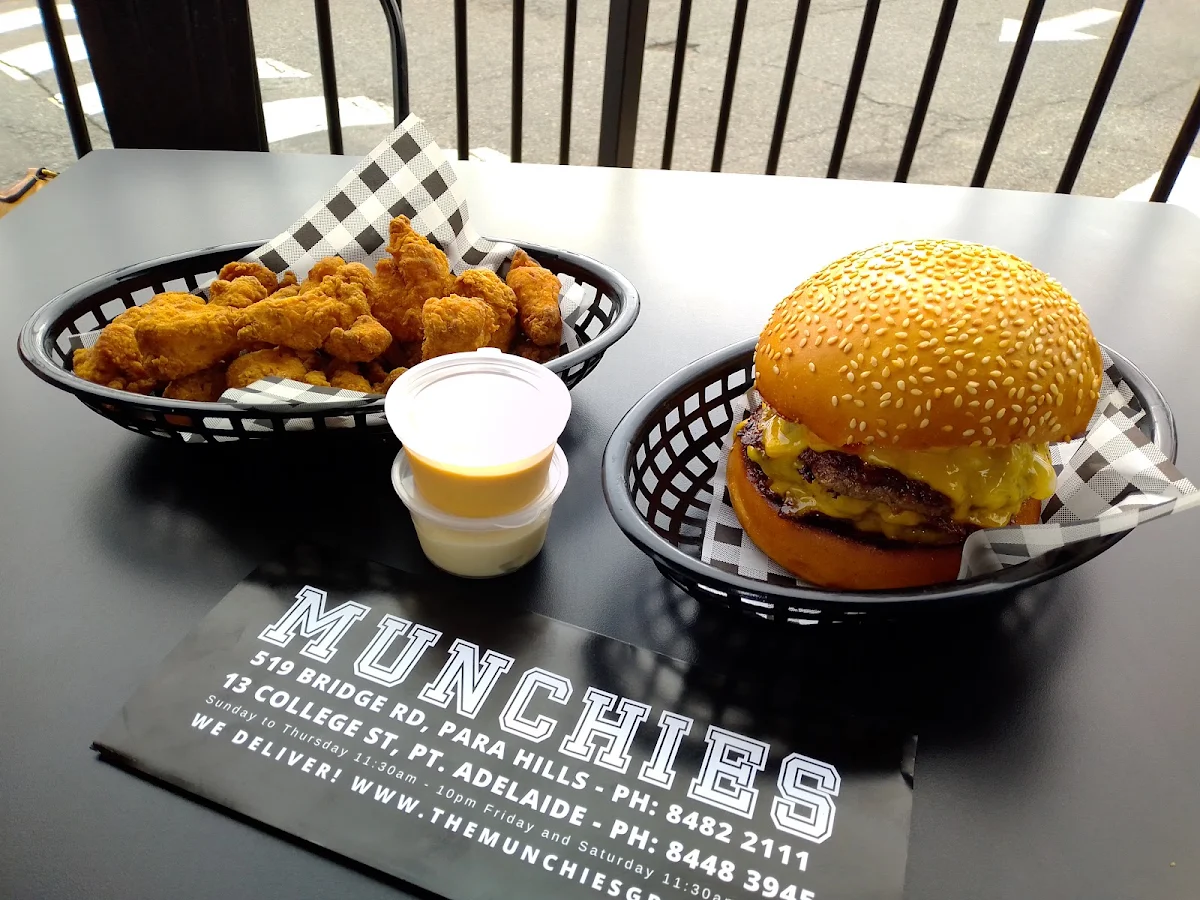 Cheeseburger and Chicken Nuggets