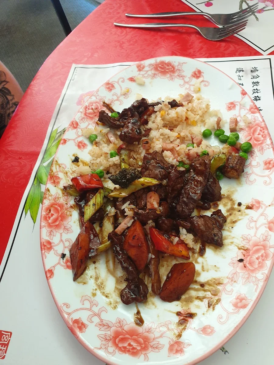 Beef and Black Bean with Rice