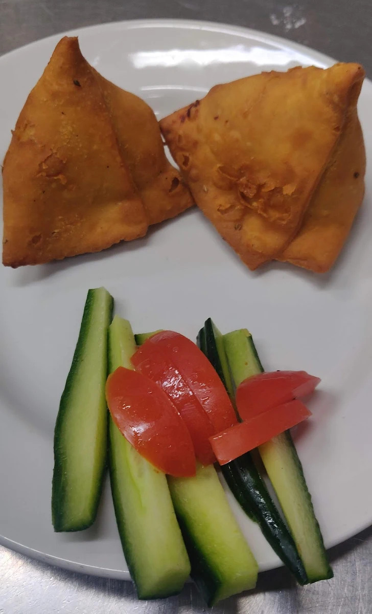 Vegetable Samosas, Tandoori King Indian Restaurant & Wine Bar