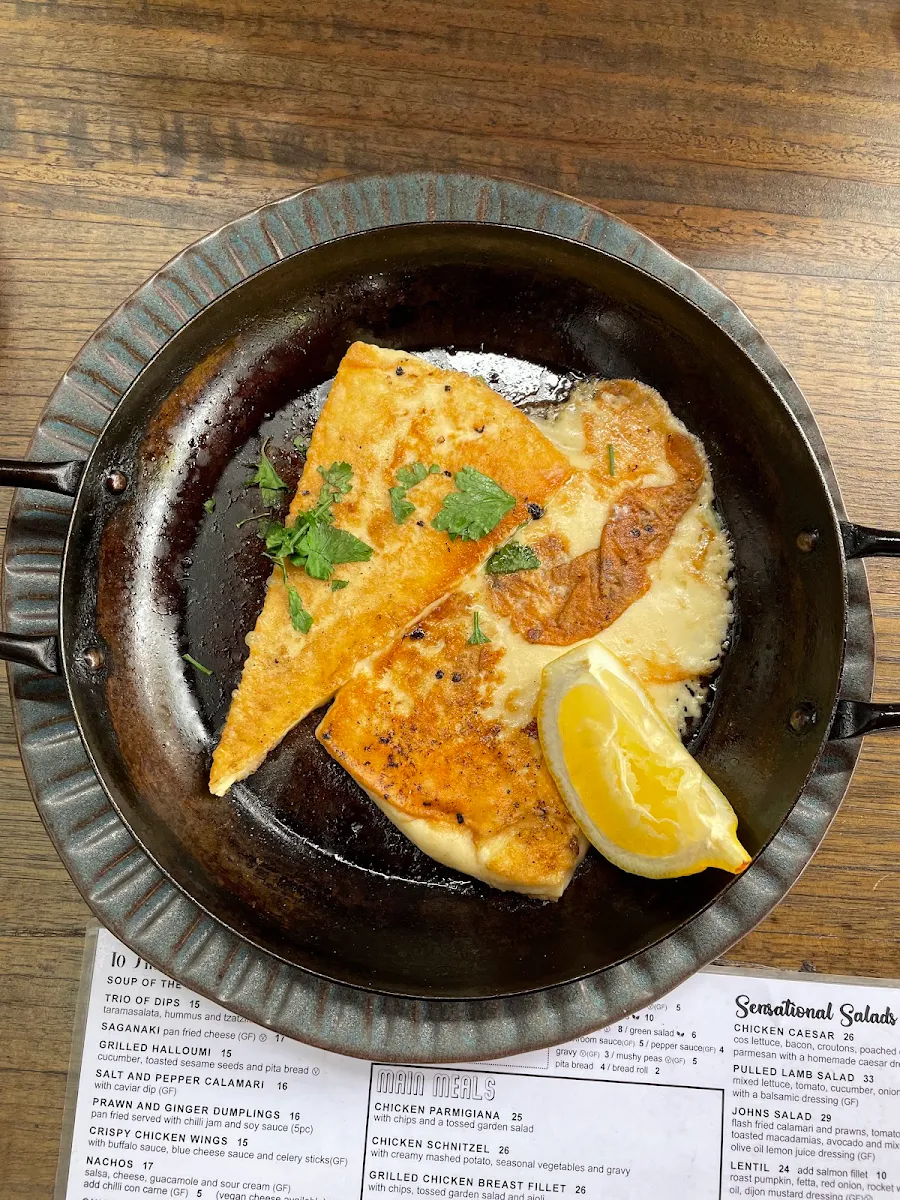 Saganaki, Abbey Road Cafe