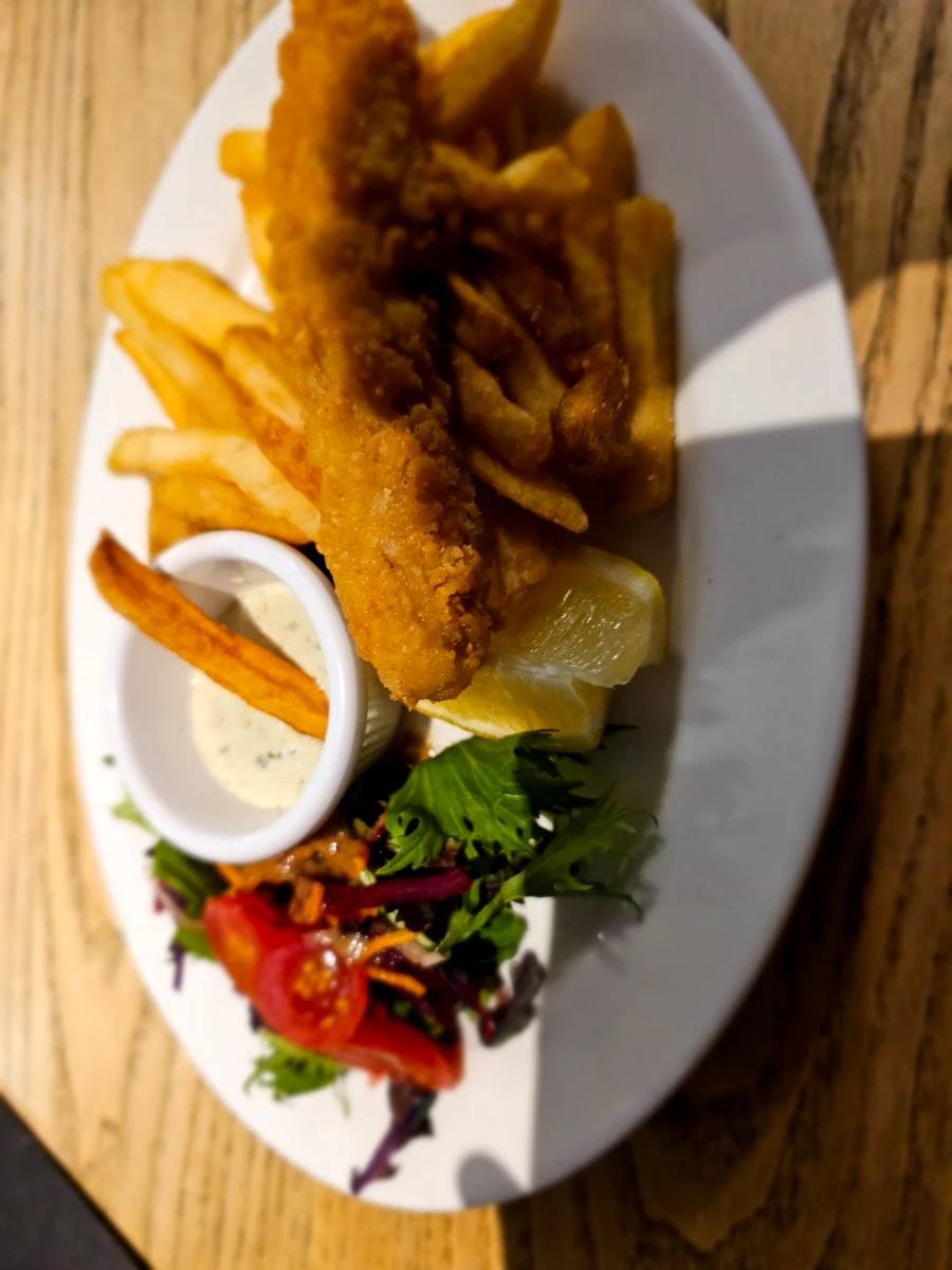 Fish Chips & Salad, The Longreach Tavern