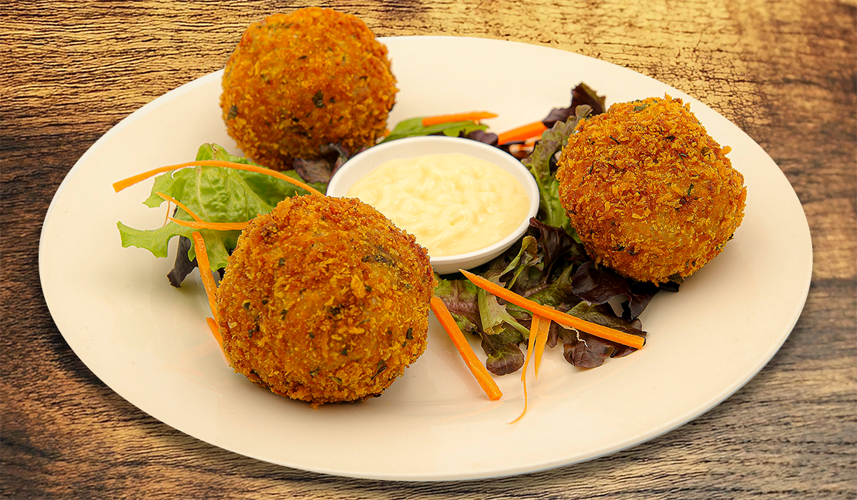 Chicken & Mushroom Arancini Balls