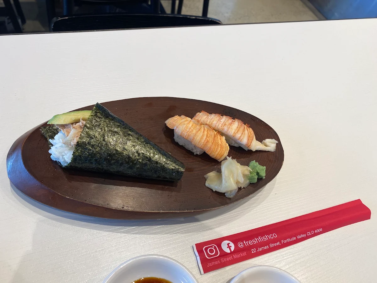 Tuna & Avo Hand Roll & Balmain Bug Sushi