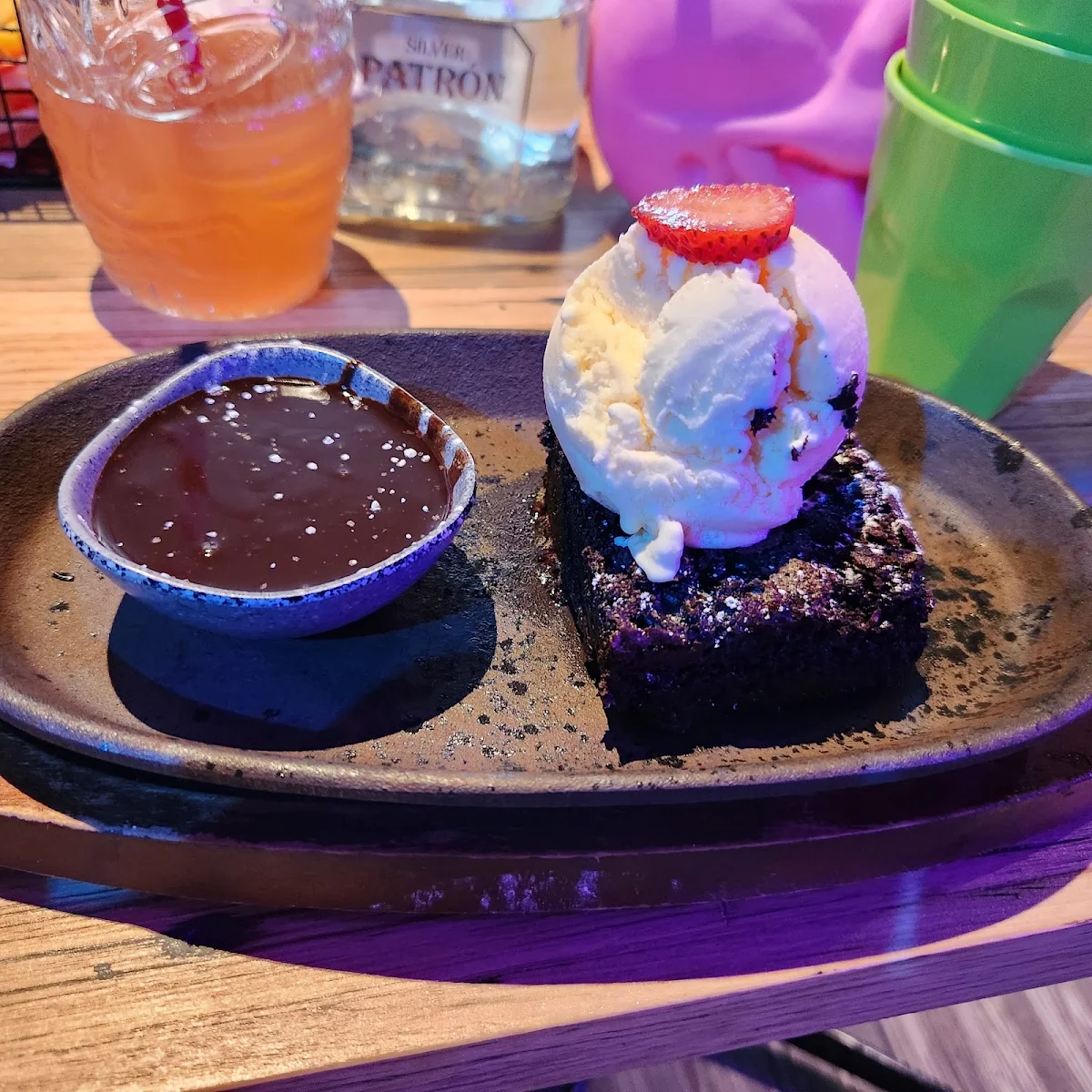 Chocolate Brownie with Ice Cream
