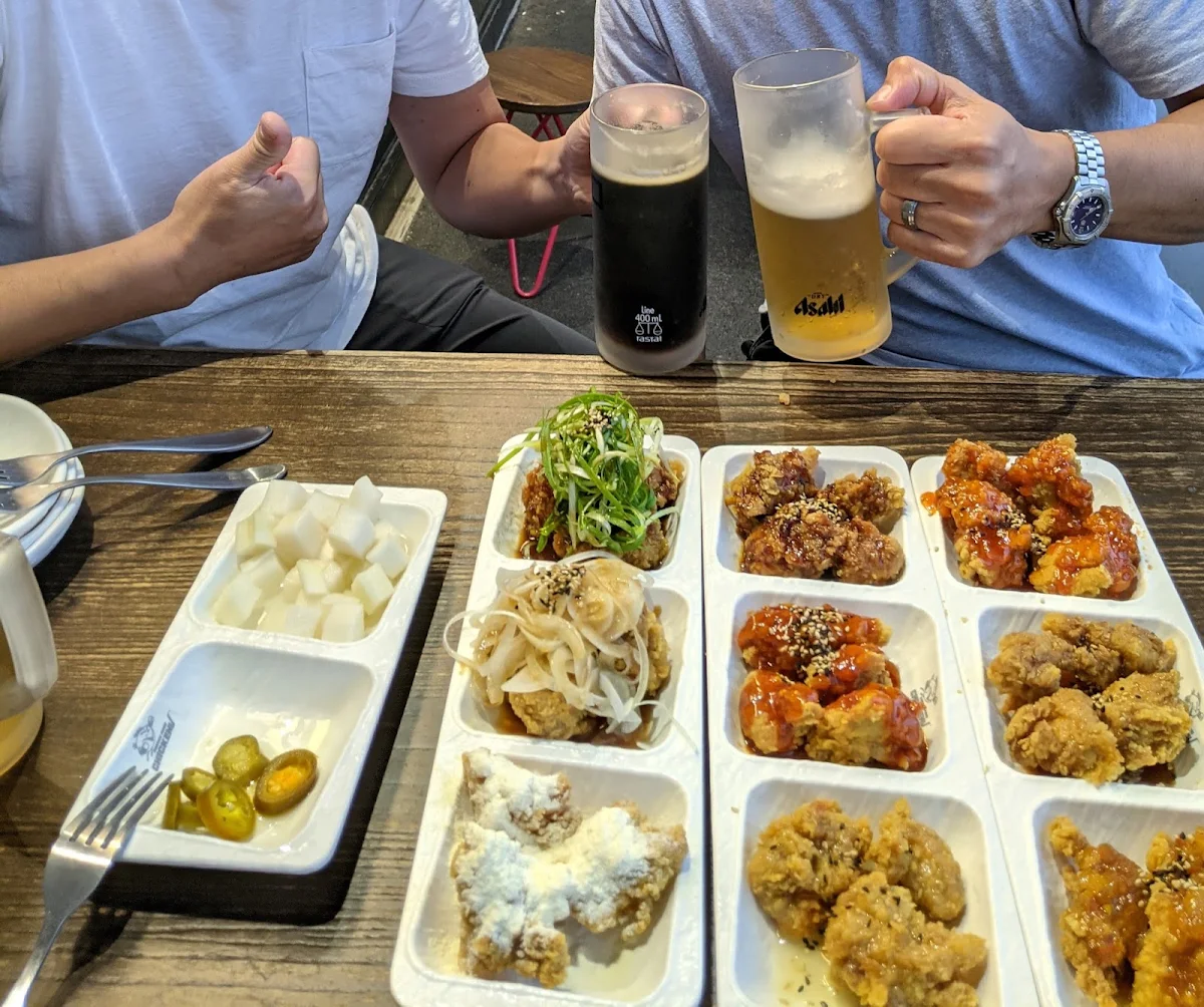Sampler Platter, Chicken V Eastwood & Busanjip