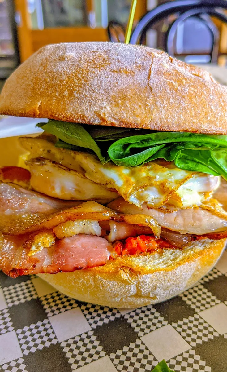 Breakfast Burger, Maleny Food Co. Cafe