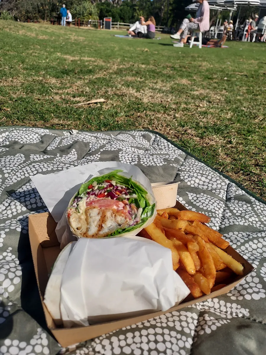 Fish Burrito, The Kiosk Sawtell Beach